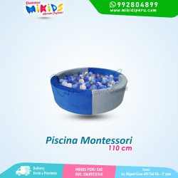 Piscina Montessori 100 cm - AZUL SOFF